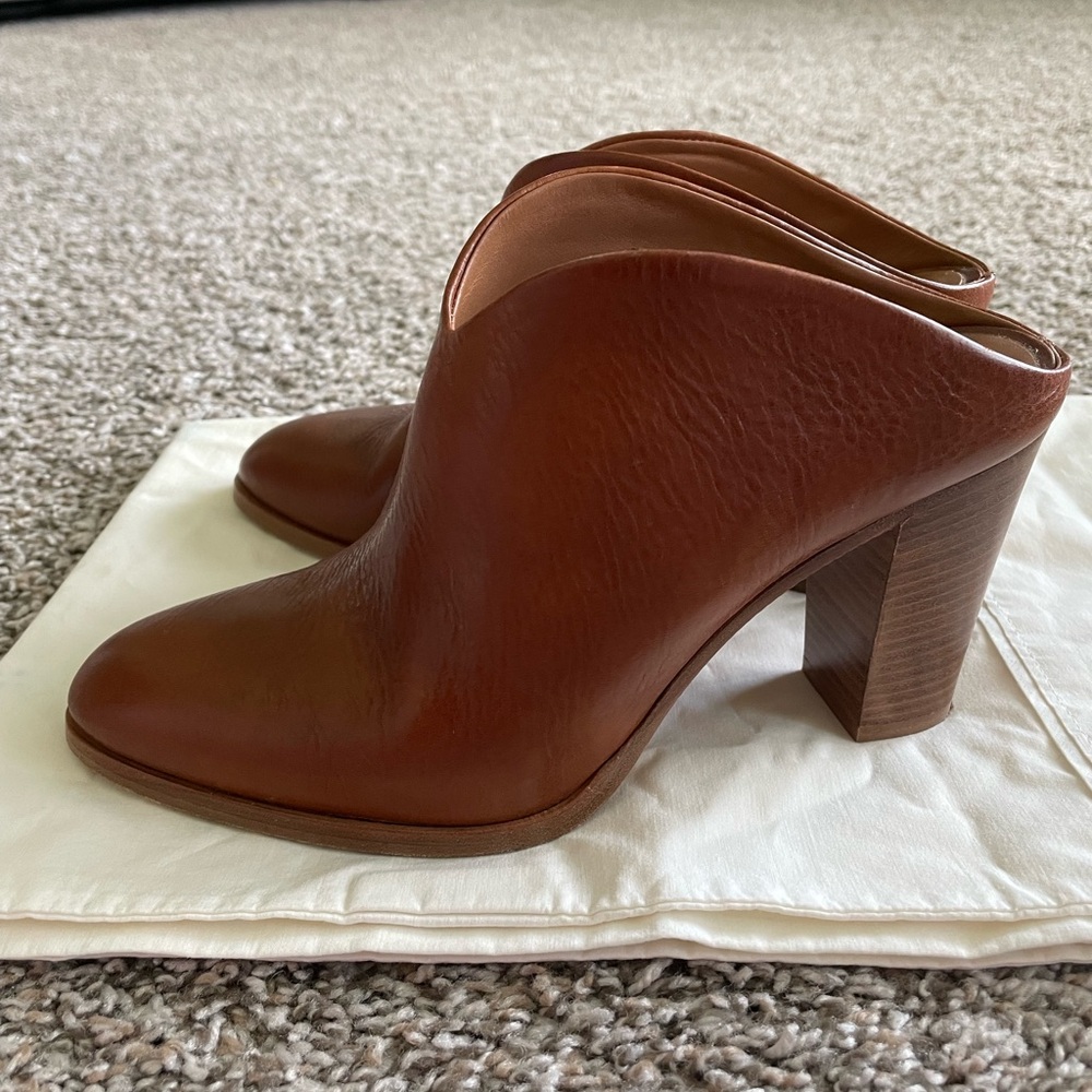 Frye Leather Women's Heeled Mules